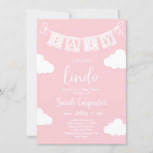 Invitation Cielito Lindo Baby shower Girl