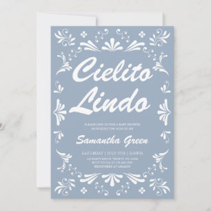 Invitation Cielito Lindo Boy Baby shower