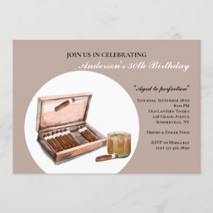 Invitation Cigares et Cognac