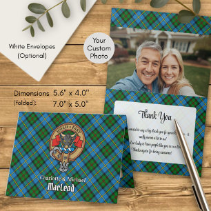 Invitation Cimier du clan MacLeod sur tartan de chasse