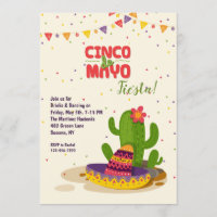 Invitation Cinco de Mayo Fiesta
