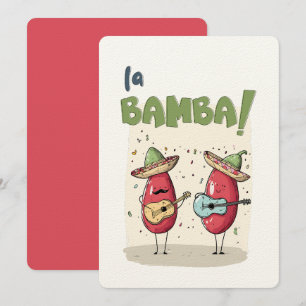 Invitation Cinco de Mayo La Bamba Chili Jam & Cordes Épicées