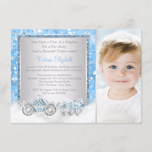 Invitation Cinderella Princess Anniversaire
