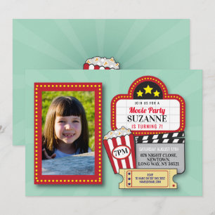 Invitation Cinéma Nuit Anniversaire Fête Monnaie Film Cinéma 