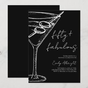 Invitation Cinquante ans et Fabuleux Ligne d'art de Martini S