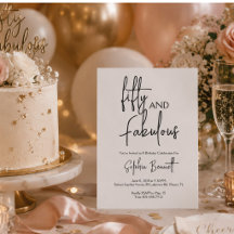 Cinquante ans et Fabuleux Script Fête d'anniversai