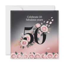 Cinquante et fabuleux voeux d'anniversaire