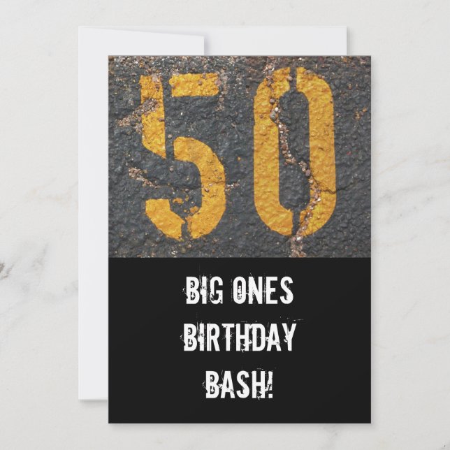 Invitation cinquantième Anniversaire-Invitation (Devant)