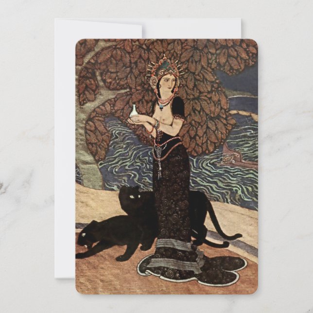 Invitation "Circe the Enchantress" par Edmund Dulac (Devant)