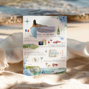 Invitation Circuit de week-end d'anniversaire Sud de la Fra