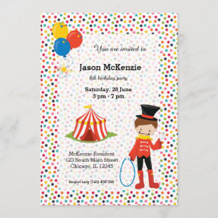 Invitation Cirque