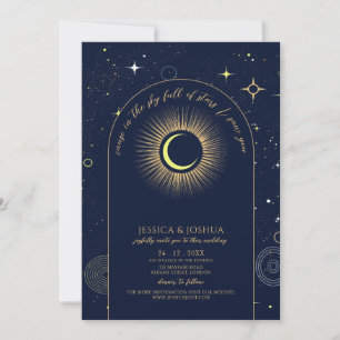 Invitation Citation astrologique de l'arc céleste de la Marin
