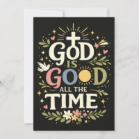 Citation de foi chrétienne Dieu Est Bon Tout Le Te