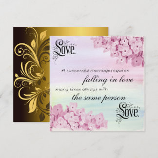 Invitation Citation Texte Calligraphie Et Fleurs Cadre Nature