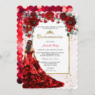 Invitation Citations Quinceanera en espagnol