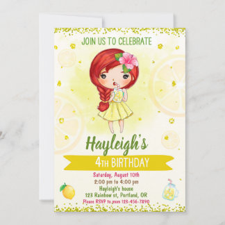 Invitation citron Invitation stand citron Citrus