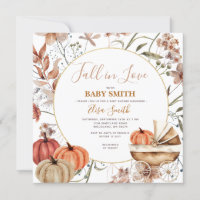 Citrouille Baby Carriage Chute en Baby shower d'am