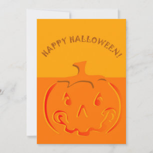 Invitation Citrouille BLANK Halloween