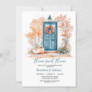Invitation Citrouille de chauffage domestique Home Sweet Home