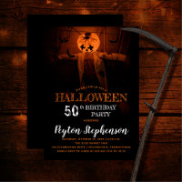 Citrouille effrayant Halloween 50e fête d'annivers