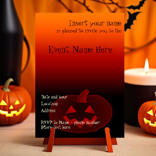 Invitation Citrouille Halloween 002