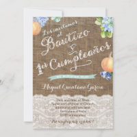 Citrouille Latino Baptême 1er anniversaire fête es