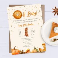 Citrouille Pie Cutie Pie Oh Baby shower