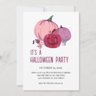 Invitation Citrouille pour parler d'invitation