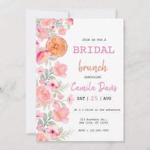 Invitation Citrus Bridal Brunch