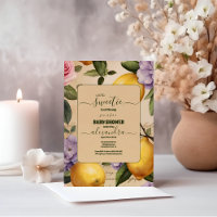 Citrus Citrus Été Baby shower neutre pour les homm