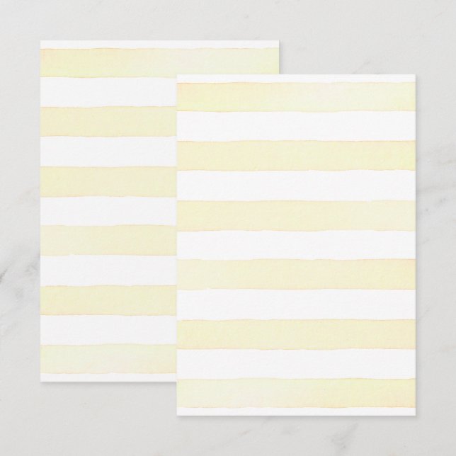 Invitation Citrus de courge fleurie de citron moderne Page 2  (Devant / Derrière)