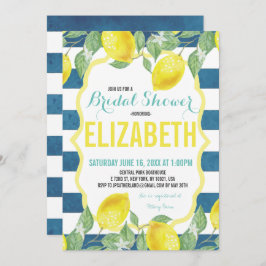 Invitation Citrus Theme Bridal Douche