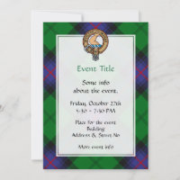 Invitation Clan Armstrong Crest