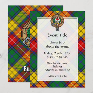 Invitation Clan Buchanan Crest
