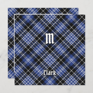 Invitation Clan Clark Tartan