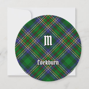Invitation Clan Cockburn Tartan