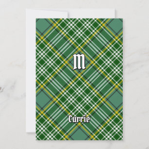 Invitation Clan Currie Tartan