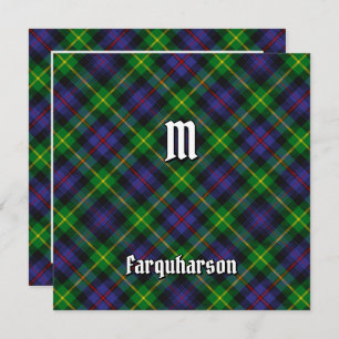 Invitation Clan Farquharson Tartan