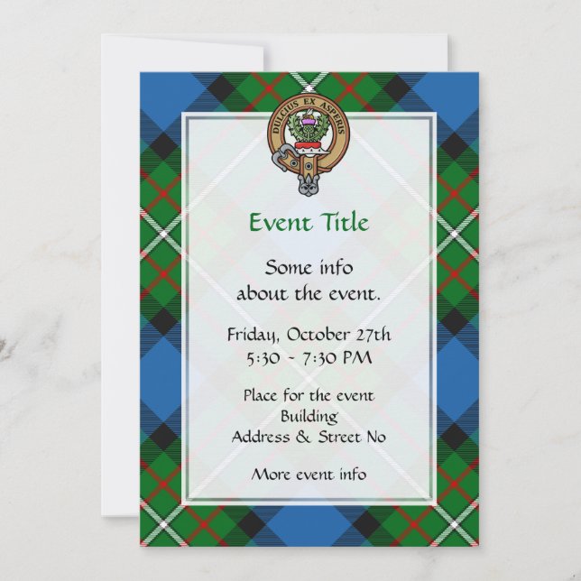 Invitation Clan Ferguson Crest (Devant)