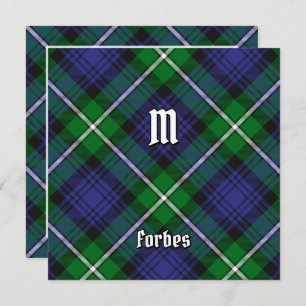 Invitation Clan Forbes Tartan