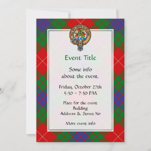 Invitation Clan Fraser Crest