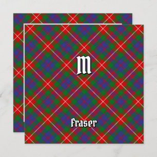 Invitation Clan Fraser de Lovat Tartan