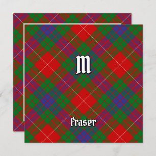 Invitation Clan Fraser Tartan