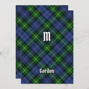 Invitation Clan Gordon Tartan