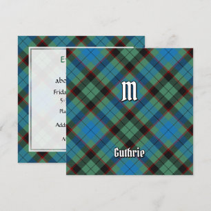 Invitation Clan Guthrie Tartan