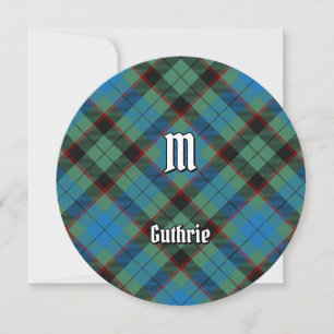 Invitation Clan Guthrie Tartan