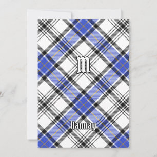 Invitation Clan Hannay Tartan