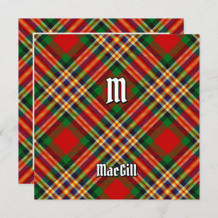 Invitation Clan MacGill Tartan