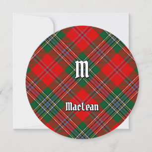Invitation Clan MacLean Tartan