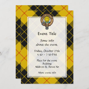 Invitation Clan MacLeod de Lewis Crest